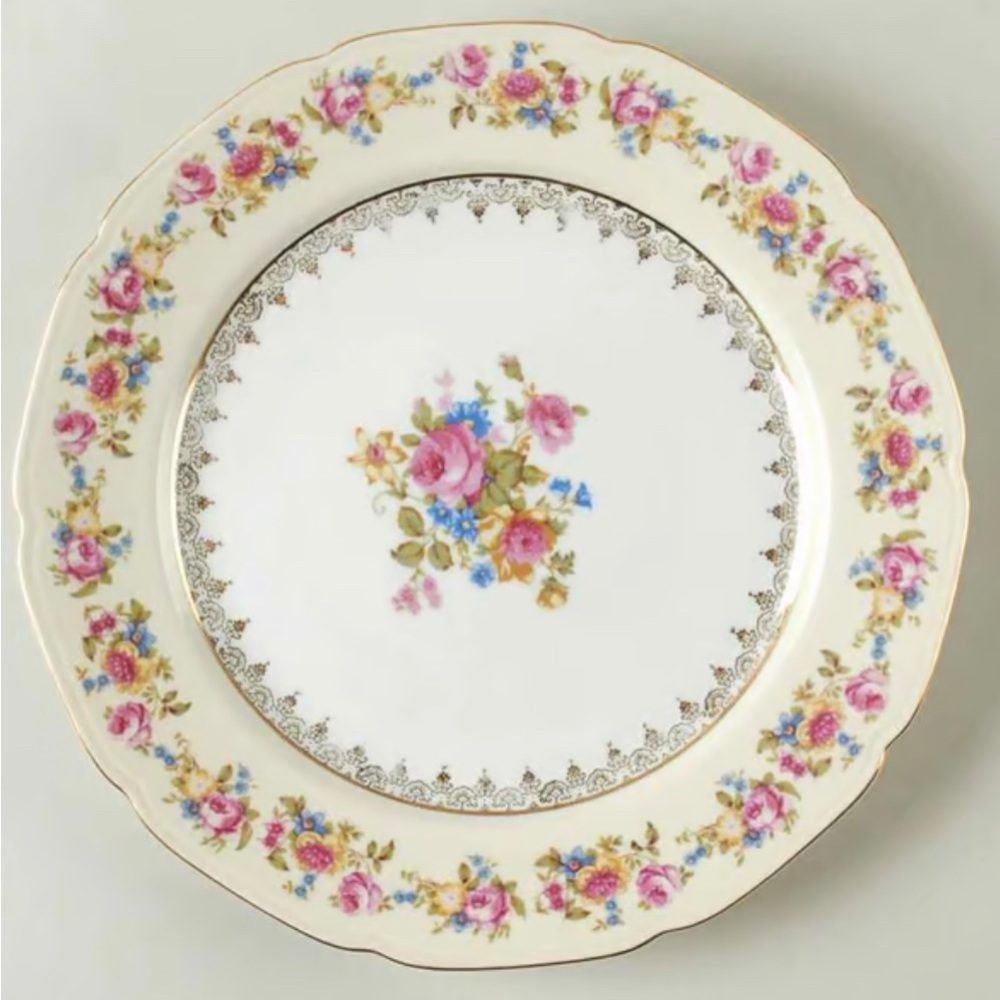 Vintage 1950’s Occupied Japan China Dinner Plates by Gold Castle